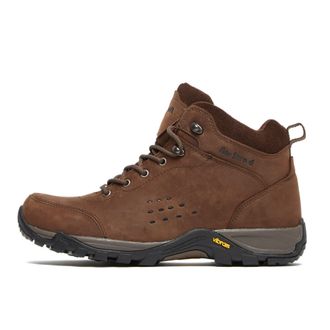 Peter Storm Mens Grizedale Waterproof Walking & Hiking Mid Boots with Vibram Outsole - Brown - Size UK 12