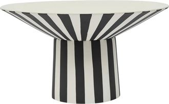 OYOY Toppu Schale, high, &Oslash; 30 x H 17 cm, schwarz / weiss
