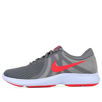 Nike (WMNS) Nike Revolution 4 Grey Crimson 908999-018