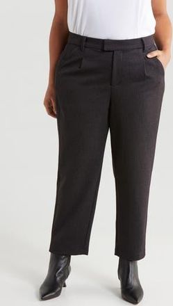 Wit & Wisdom AbSolution Skyrise Pleated Ankle Straight Leg Pants in Charcoal Green at Nordstrom Rack, Size 24W