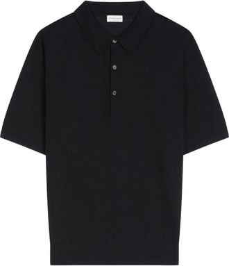 Dries Van Noten Stijlvolle Sneakers voor Mannen - Heren - Polos - Zwart - M - Tops