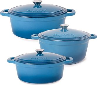 Berghoff Neo 6-Piece Cast Iron Set in Blue at Nordstrom Rack