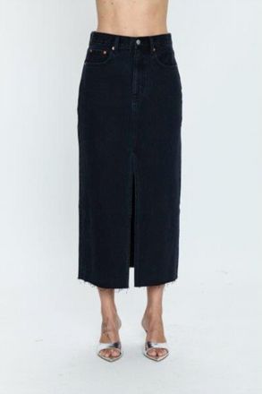 Pistola Denim Alice Midi Skirt In Underground