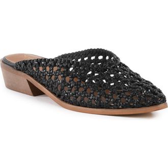 Seychelles Moonshine Woven Mule in Black at Nordstrom Rack, Size 9.5