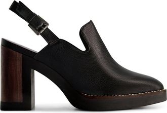 Bernardo Neza Leather Platform Slingback