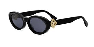 Fendi FE40140U 01A Womens Sunglasses Black Size 53