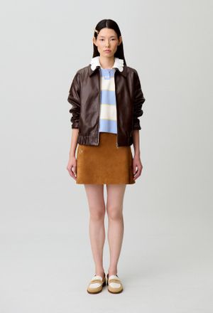 Claudie Pierlot Polo maille rayures