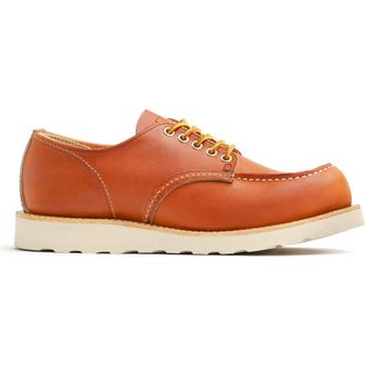 Red Wing Shoes Shop Moc Oxford Legacy Leather Shoe in Oro Legacy at Nordstrom, Size 11.5