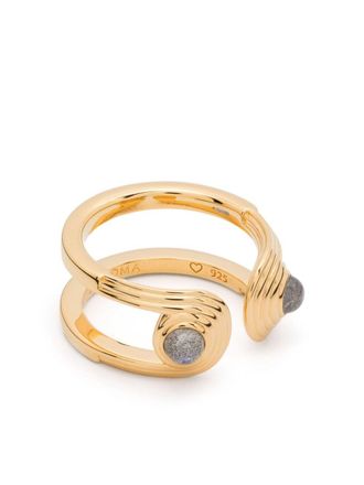【MISSOMA】クロー リッジ リング Fine Rope Ring | 14k Solid Gold | Missoma