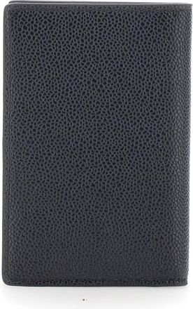 Tod's Mens Cardholder Grained Leather Black Calfskin Accessory