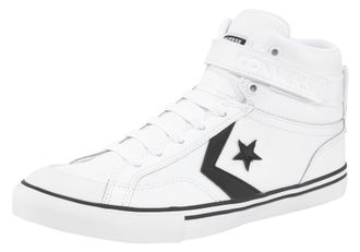 Converse Sneaker CONVERSE PRO BLAZE STRAP LEATHER, Damen, Gr. 40, schwarz-weiss (wei&szlig;, schwarz), Leder, Schuhe Sneaker