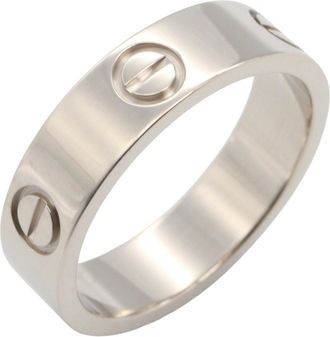 Cartier White Gold White Gold (18K) Band Ring (Pre-Owned)