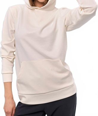 French Kyss Pullover Hoodie In Ivory