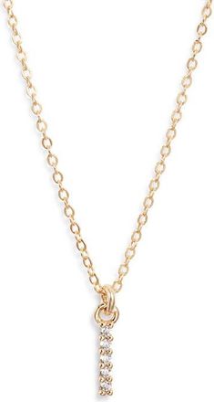 Set & Stones Gemma Initial Necklace in Gold /I at Nordstrom