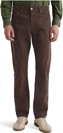 AG - Adriano Goldschmied Everett Slim Straight Pants Mens Casual Pants Raw Umber : 34 34, Cotton/Denim/Elastane