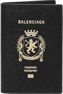 Balenciaga Passport Holder - Heren - Portefeuilles - Zwart - ONE Size - Leer - Accessoires