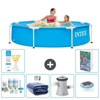 Intex Piscina Con Estructura Redonda - 244x51 Cm - 7-piezas S160