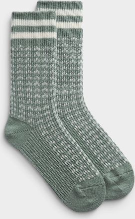 Simons Womens Stripe and chevron socks