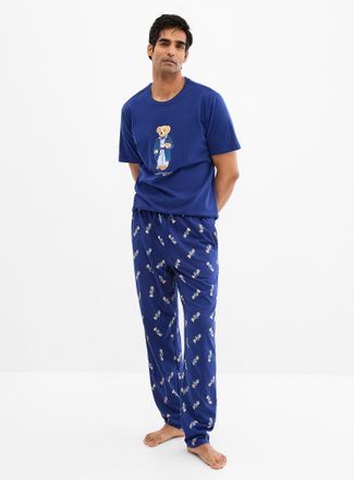 Polo Ralph Lauren Polo Shirt Ralph Lauren - Mens Morning teddy bear pyjama set