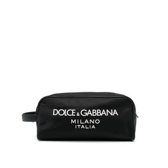 Dolce & Gabbana Neceser de Nailon - Bags - Hombre - Negro - ONE SIZE