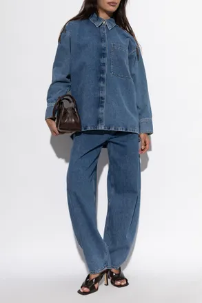 By Malene Birger Dea Denim Shirt, Womens, Blue