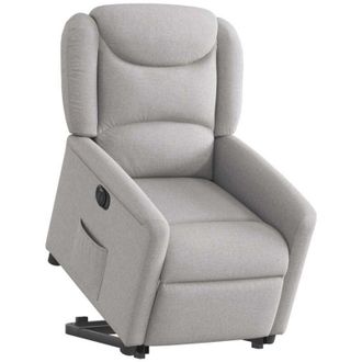 vidaXL Vidaxl - Sill&oacute;n El&eacute;ctrico Reclinable Elevable De Tela Gris Nube