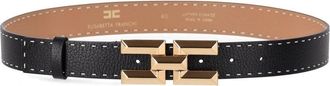 Elisabetta Franchi Black High Waist Belt