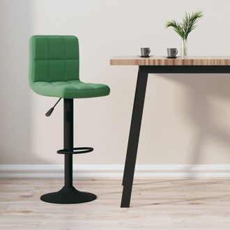 vidaXL Taburete De Cocina De Terciopelo Verde Oscuro Vidaxl