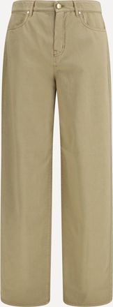 Max Mara Pantaloni baggy in raso di cotone Woman 44