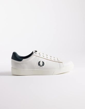 Fred Perry Spencer - Sneakers in pelle bianche con logo-Bianco