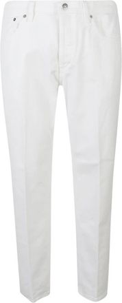 Dondup Brighton Carrot Jeans - Heren - Slim Fit Jeans - Wit - W34 - Katoen - Jeans