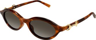 Gucci GG2215S 002 Womens Sunglasses Tortoiseshell Size 51 - Free RX Lenses - Free RX Lenses