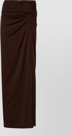 Andamane draped maxi skirt
