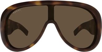 Gucci Gg 2164S Zonnebril - Dames - Zonnebrillen - Bruin - ONE Size - Nylon - Accessoires