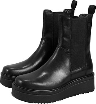 Vagabond Tara Leather Boot Womens Pull-on Boots Black : EU 40 (US Womens 10) M
