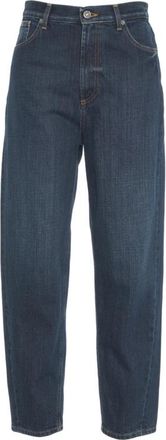 Dondup High-Waist Loose Fit Jeans Blauw - Dames - Loose Fit Jeans - Blauw - W28 - Jeans