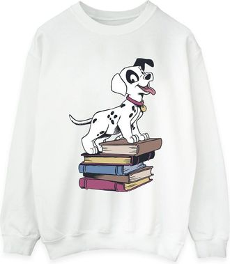 Disney Dames/Dames 101 Dalmati&euml;rs Boeken Sweatshirt (Wit)