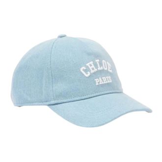 Chlo&eacute; Denim Pet - Dames - Accessoires - Blauw - Maat: 54 CM Denim