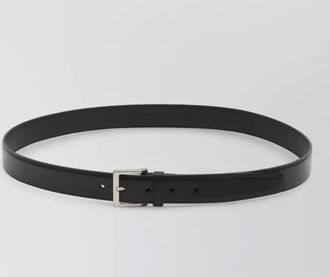 Saint Laurent leather belt square buckle metal hardware