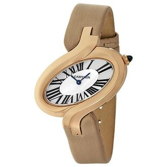 Cartier Pre-owned Cartier Delice Silver Dial Ladies Watch W8100011