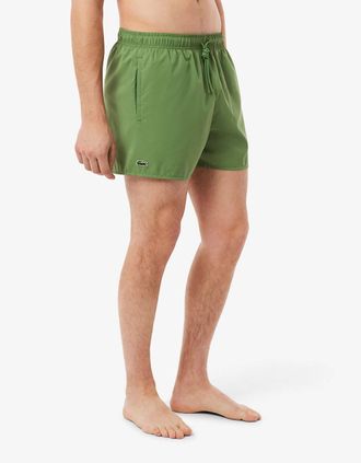 Lacoste Mens Lacoste Mens Light Quick-Dry Swim Shorts - Lambs Lettuce/Green 37I - Size: 35/34/32
