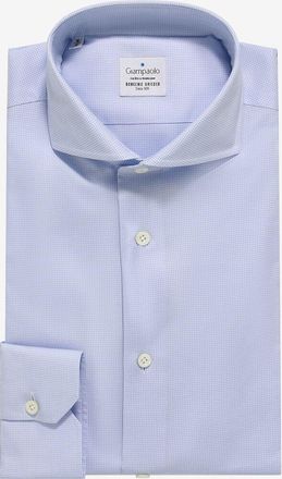 Giampaolo Einfarbiges lang&auml;rmeliges Hemd aus Baumwolle