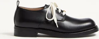 Valentino Garavani Derby Punx In Vitello Uomo NERO 40.5