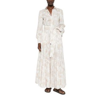 MC2 Saint Barth Jensen Shirt Dress - Dames - Shirt Kleedjes - Wit - XL - Katoen - Kleedjes