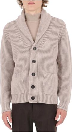 Drumohr C&aacute;rdigan de lana merino - Knitwear - Hombre - Beige - 2XL
