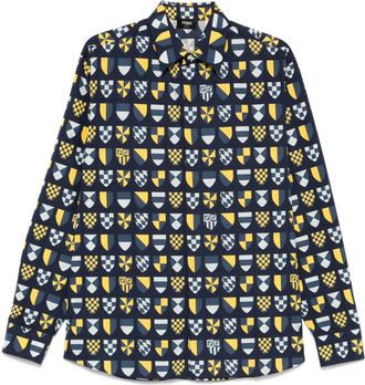 Fendi FF Araldic-Print Shirt - Mens - Cotton