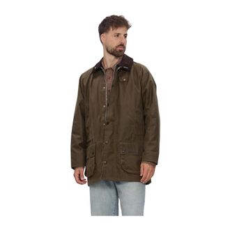 Barbour Icons Beaufort Waxed Jacket - - Jackets - Uomo - Verde - M
