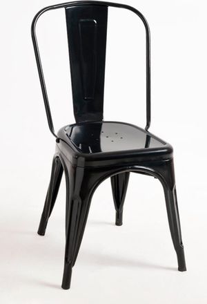 Regalos Miguel Pack 2 Sillas color negro en acero reforzado