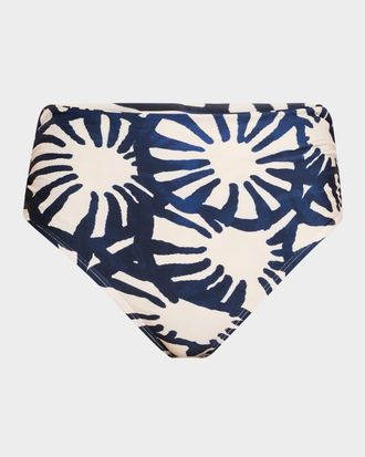 Lenny Niemeyer Sunflower High-Waist Bikini Bottoms