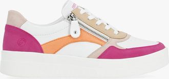 Remonte KENDRA Womens Trainers White/Fuschia - Multicolour - Size UK 6.5
